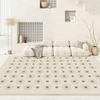 Alfombra estilo francés para sala de estar, sofá, mesa de centro, dormitorio, estudio, gruesa, absorbente de agua