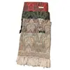 Xinjinag, Xizang, Lijiang Jacquard Estilo Étnico Xale com Franjas, Lenço de Uso Duplo para Mulheres, Manta Quente de Viagem