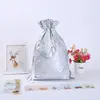 Nueva Bolsa de Regalo de Navidad con Cordón Bolsillo de Papel de Aluminio para Halloween Bolsa de Regalo de Dulces Bolsa Creativa Al Por Mayor