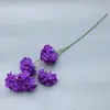 Flores artificiais roxas personalizadas para casamento, decoração de hotel, paisagismo, caminhos florais decorativos, paredes de flores, flores artificiais, arranjos florais de plástico
