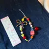 Dopamina Maçã Colorida Estrela Pulseira DIY Capa de Celular Cordão Pingente de Câmera CCD Tendência de Luxo Nicho para Mulheres