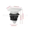 Adecuado para Panel de Puerta de Coche Volkswagen Golf Protector Clip Decorativo Pasamuros Ceja de Rueda Hebilla de Coche 191853577A