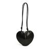 Bolso de diseño de nicho de moda para mujer, nuevo estilo 2024, popular bolso bandolera combinable, mini bolso en forma de corazón, bolso de color liso para debajo del brazo.