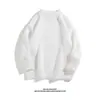 Suéter de Punto de Imitación de Visón de Color Sólido Otoño para Hombre, Jersey de Cuello Redondo, Estilo Japonés Simple para Pareja, Suéter Suave Relajado para Hombre