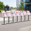 Tablero Publicitario de Recepción de Hotel, Soporte de Pie Vertical para Pósters, Señal de Guía de Bienvenida para Eventos en Tienda, Stand de Exposición