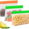 Bolsa de Conservación Fresca Sellada de Material de Grado Alimenticio Peva Bolsa de Almacenamiento para Refrigerador Translúcida Escarchada Bolsa de Embalaje para Conservación de Alimentos
