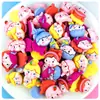 Parche de Accesorios de Resina de Dibujos Animados para Bricolaje, Pegamento en Crema, Paquete de Materiales para Fundas de Teléfono Móvil y Joyería, Pato de Goma Mixto, Pinza para el Cabello Infantil