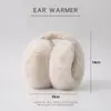 Orejeras Calientes, Protectores de Oído de Invierno, Orejeras Plegables de Felpa Antihielo, Calentadores de Orejas Lindos, Engrosados para el Invierno