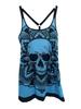 Europeo y Americano talla grande deseo Amazon eBay Sexy Slim estampado tirantes cuello en V top chaleco camiseta