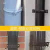 Abrazadera Cuadrada de Aleación de Aluminio para Bajante de Lluvia, Soporte de Tubería, Clip de Posicionamiento, Accesorio de Tubería de Drenaje para Pared Exterior