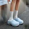 Sapatos de Chefe Baotou Femininos Verão Interior Casa Antiderrapante Sapatos Mueller Masculinos Exterior Impermeável Meio Pacote Chinelos Eva