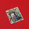 Pintura Thangka de Tíbet Núcleo con Oro y Colores Semi-Pintado a Mano Diseños de Zaki Lhamo en Lienzo de Algodón Colgante Venta al por Mayor