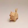 Souvenir de Navidad Talla en Madera de Ciprés Llavero Colgante Navideño Productos de Madera del Zodiaco de Dibujos Animados Dragón, Serpiente y Año del Caballo