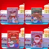 Libro con Cubierta de Plástico Navideño, Pequeños Regalos para Estudiantes de Primaria y Secundaria, Cuaderno A7, Premios y Recompensas Creativas Navideñas para Niños