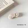 Presilha de Cabelo de Acetato Estilo Coreano com Laço Floral Feito à Mão, Presilha Lateral para Franja, Presilha Bico de Pato de Alta Qualidade, Acessório de Cabelo Versátil