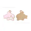 Serie Oceánica Tiburón Estrella de Mar Caballito de Mar Joyería con Goteo de Aceite Accesorios Colgante de Aleación DIY Cadena para Teléfono Móvil Colgante para Llavero