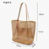 Nueva Bolsa de Playa Plegable Transfronteriza de Malla, Bolso de Hombro para Mujer, Bolsa de Compras, Bolsa de Viaje de Verano para Exteriores