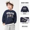 Sudadera Estilo Universitario para Niños Otoño Simple 2025 Nueva Ropa Infantil Top Versátil para Niños para Primavera y Otoño Niños Modernos