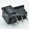 Interruptor Rocker Padrão Certificado ETL/UL KCD1 Vermelho de 3 Pinos e 3 Velocidades em Forma de Navio para Panela Elétrica, Panela de Ovos no Vapor