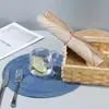 Tapete para Mesa de Comedor Estilo Nórdico Ins Dropshipping Tapete Redondo para Plato Tapete Aislante de Calor Tapete para Comida Occidental del Hogar Tapete Antiescarcha para Taza de Té