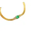 Atacado de Fábrica Popular Pulseira de Esmeralda Natural Prata S925 Incrustada Pedra Principal 6*8 Joias de Luxo Venda Direta da Fábrica