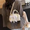 Bolsas de Mão Pequenas da Moda de Verão para Mulheres 2025 Novas Bolsas de Ombro Elegantes e Estilosas com Textura Bolsas Transversais Simples e Versáteis