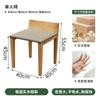 Juegos de Mesas y Sillas de Madera Maciza para Cadenas de Restaurantes, Asientos de Cabina para Restaurantes Cafetería, Tienda de Fideos, Tienda de Fideos de Arroz, Mesas y Sillas de Comedor para Uso Comercial