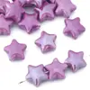 Estrella de Cerámica Estrella de Cinco Puntas Color Crema con Perlas DIY Joyería Hecha a Mano Pulsera Collar Cadena de Teléfono Móvil Accesorios Material