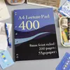 Cuaderno de borrador para estudiantes A4, fino y resistente, de alta apariencia, engrosado, para práctica, estilo ins, estilo americano, bloc de notas