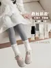 Calcetines Apilados de Primavera y Otoño Pantalones Base para Niñas Estilo Coreano Versátiles Medias para Bebé Niña Ropa Exterior Elegante de Otoño Calcetines Base para Niños
