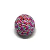 Venda Quente 23mm Colorido Perfurado Brinquedos para Gatos Resistentes ao Desgaste e Arranhões Chaveiro com Contas DIY Brincos Corrente de Bolsa Acessórios de Joias