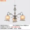 Novo lustre estilo europeu para sala de estar, iluminação criativa vintage, quarto estilo americano, estudo simples, lustre de ferro para sala de jantar