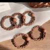 Cuerda para el pelo de bola esmerilada de alta elasticidad, goma para atar el pelo color café con leche, cuerda para el pelo simple y duradera, accesorio para el pelo de bola
