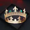 Fabricante Comercio Exterior Transfronterizo Corona Metal Hombres Mujer Accesorios para el Cabello Tiara Tocados de Performance Unisex Corona de Príncipe