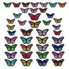 Xiaotian Amazon tela bordada con mariposas pegatinas flor de margarita parche para ropa decoración bolsa de planchado mariposa Zhang Zi