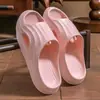 Chinelos Femininos com Solado Grosso para Casal, Chinelos de EVA para Verão, Casa, Interior, Antiderrapantes, com Amortecimento a Ar, Masculino