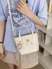 Bolsa de Ombro Casual de Nicho Nova Primavera 2026 para Mulheres, Bolsa Transversal Estilo Balde Doce de Grande Capacidade, Simples e Estilosa
