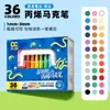 Plumas Marcadoras de Colores Almacén Divertido Estrella de Daiso, Apilables para Almacenamiento, Secado Rápido, Flujo de Tinta Suave Sin Obstrucciones
