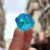 Novo Produto Cubo de Gelo Artificial Transparente Miniatura Resina Brinquedo de Comida Popular Mini Comida Joias Acessórios DIY Enfeites