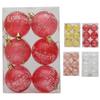 Venda Quente Transfronteiriça Bola Transparente de PET Bola de Plástico Pintada 6cm Bola de Natal Colorida Pingente para Pendurar na Árvore de Natal Bola Decorativa