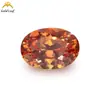 Cultivo de laboratório de safira oval cultivo de ovo tesouro vermelho em forma de ovo cultivo de tesouro colorido pedra bruta multicolor fabricantes atacado