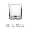 Copa de vino pequeña, redonda, recta, transparente, para hotel, restaurante, venta al por mayor, taza de agua de una sola capa, taza de té
