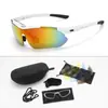 Gafas para exteriores al por mayor 0089 HD para ciclismo, pesca, bicicleta polarizadas, juego de cinco piezas