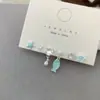 Set de Aretes de Pez Pequeño Fresco Menta Oreja de Gato, Aretes de Clip de Diseño Delicado de Lujo Ligero de Nicho, Aretes de Estilo Marino