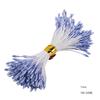 Plástico Morado Flor Artificial Hecha a Mano Material DIY Boda Cabeza de Flor de Espuma de Plástico Estambres de Ramo Artificial