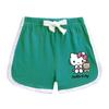 Traje de manga corta para niñas, verano 2022, estilo occidental, nuevos pantalones cortos KT Cat para niñas, casuales, de dos piezas, venta al por mayor