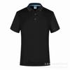Camisa de publicidade com lapela de secagem rápida, macacão personalizado, cor sólida, respirável, camiseta POLO de manga curta, camiseta com logotipo impresso