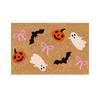 Tapete de entrada para Halloween transfronteiriço estilo fibra de coco tapete decorativo atmosfera de feriado em estoque atacado