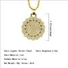 Collar de moda con personalidad europea y americana para hombre, colgante de girasol con diamantes, fabricantes de joyas, suministro al por mayor