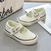 Zapatillas Deportivas para Niñas 2026 Verano Nuevo Estilo Mary Jane de Lona para Niñas Zapatos Blancos Bajos Zapatos Casuales Ligeros para Niñas
